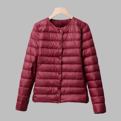Hoodless Lightweight Down Jacket