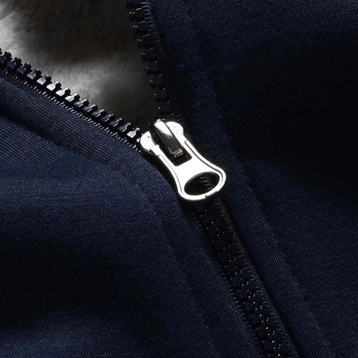 Warm Men's Fleece Zip Up Hoodie Jacket