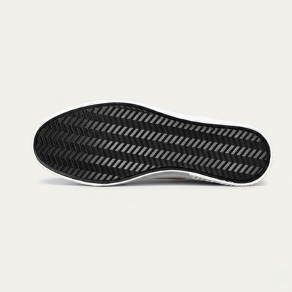 Premium Men's Leather Zip Sneakers