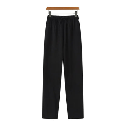 Relaxed Fit Linen Trousers