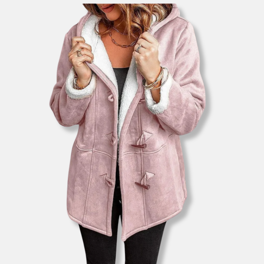 Soft Hooded Winter Duffle Coat