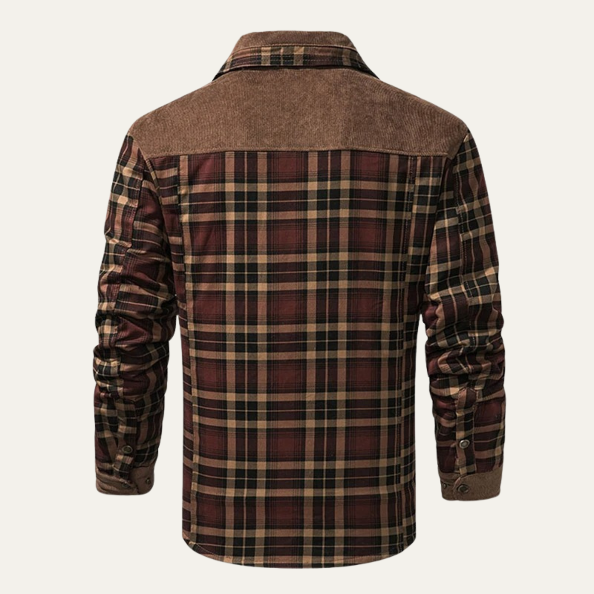 Warm Plaid Flannel Jacket for Men