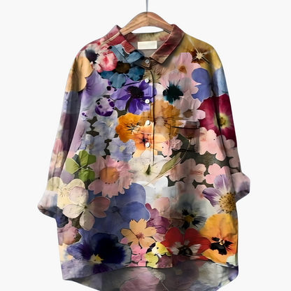 Women's Lightweight Floral Printed Summer Top