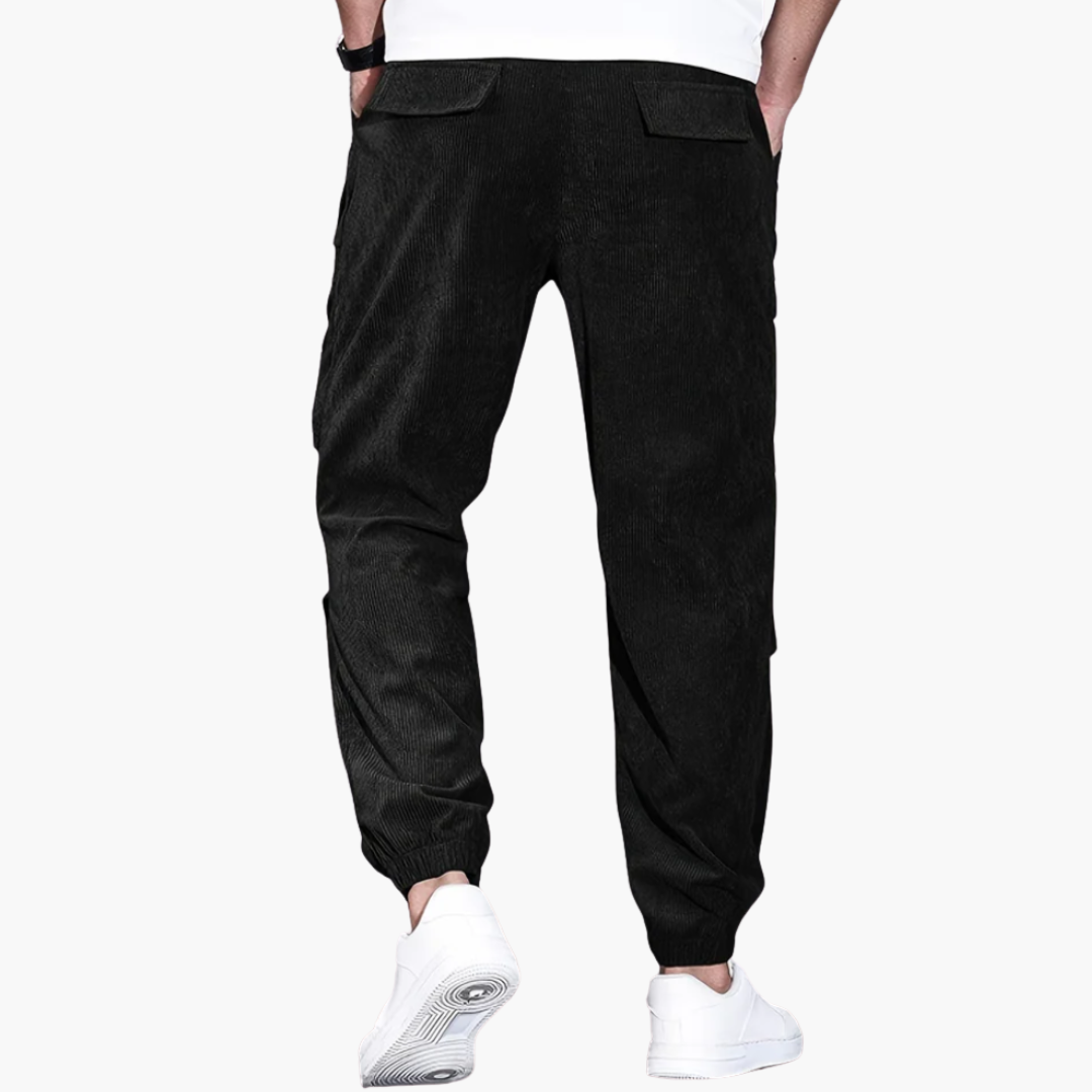 Comfortable Mens Corduroy Trousers with Pockets