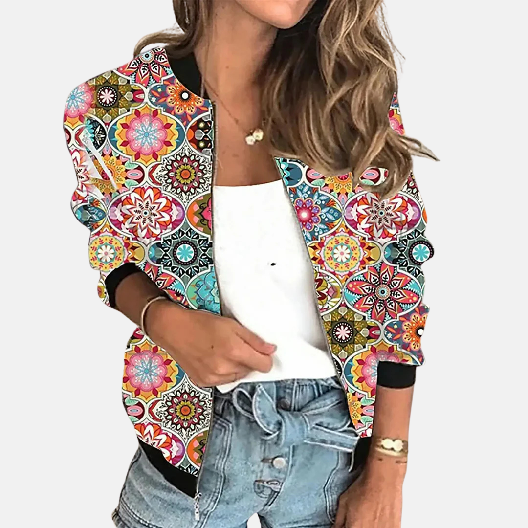 Classic Female Bomber Coat