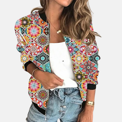 Classic Female Bomber Coat