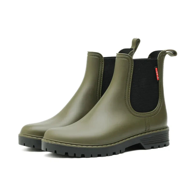 Ladies Slip-On Ankle Boots | Non-Slip Sole