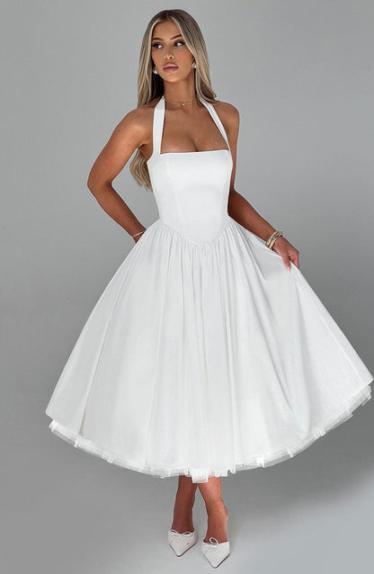 Elegant Ladies Floral Party Dress