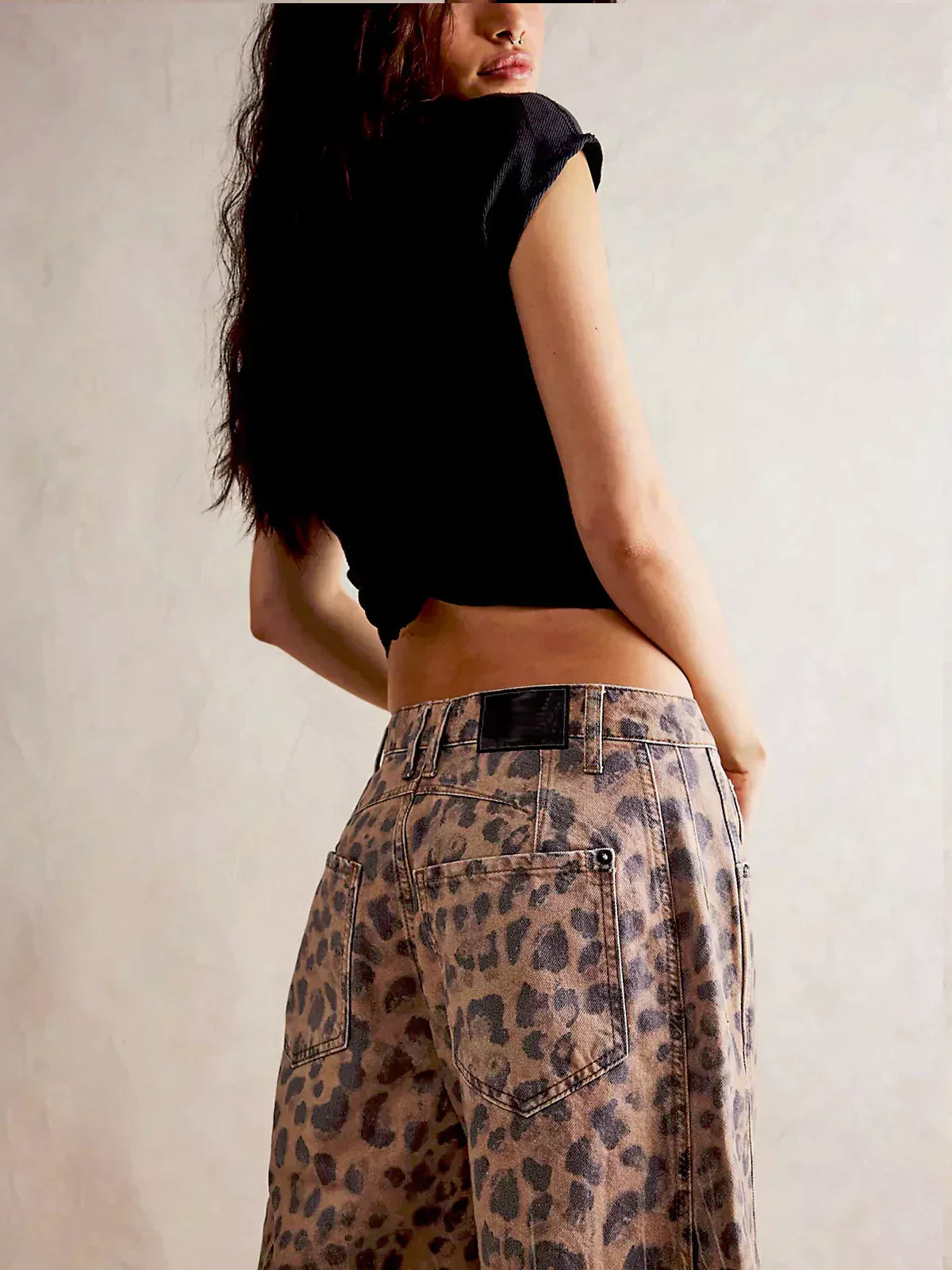 Fashionable Leopard Skinny Jeans