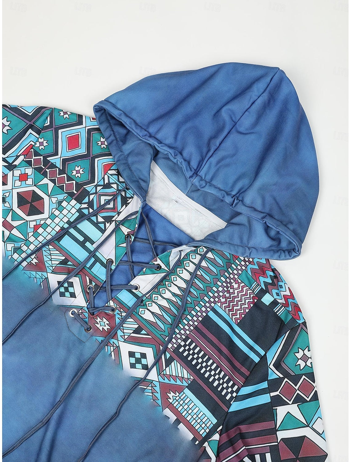 Classic Ethnic Mens Pullover Hoodie