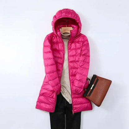 Cozy Women's Down Filled Parka Jacket