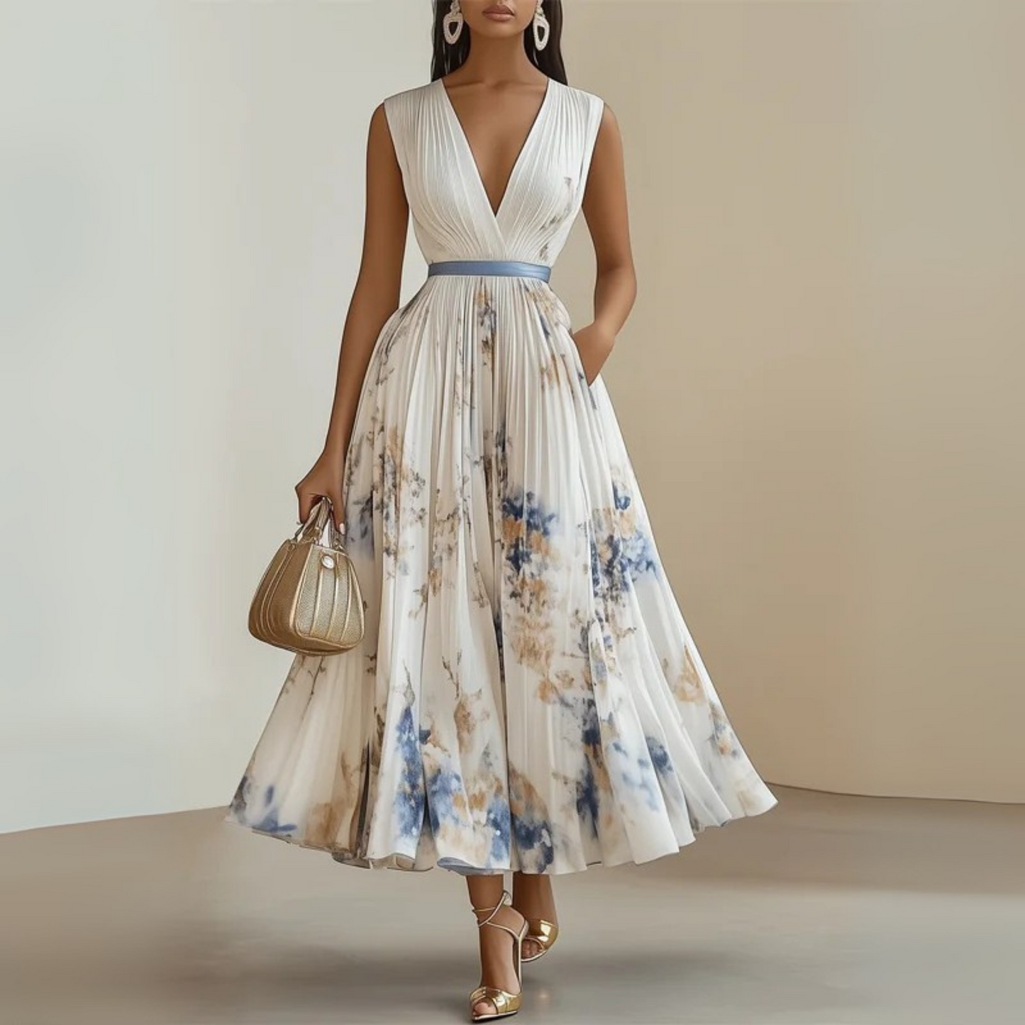 Lightweight Strapless Summer Maxi Dress