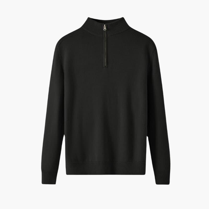 Men's Thermal Fleece Zip Sweater Warm & Cozy
