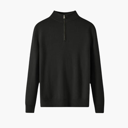 Men's Thermal Fleece Zip Sweater Warm & Cozy