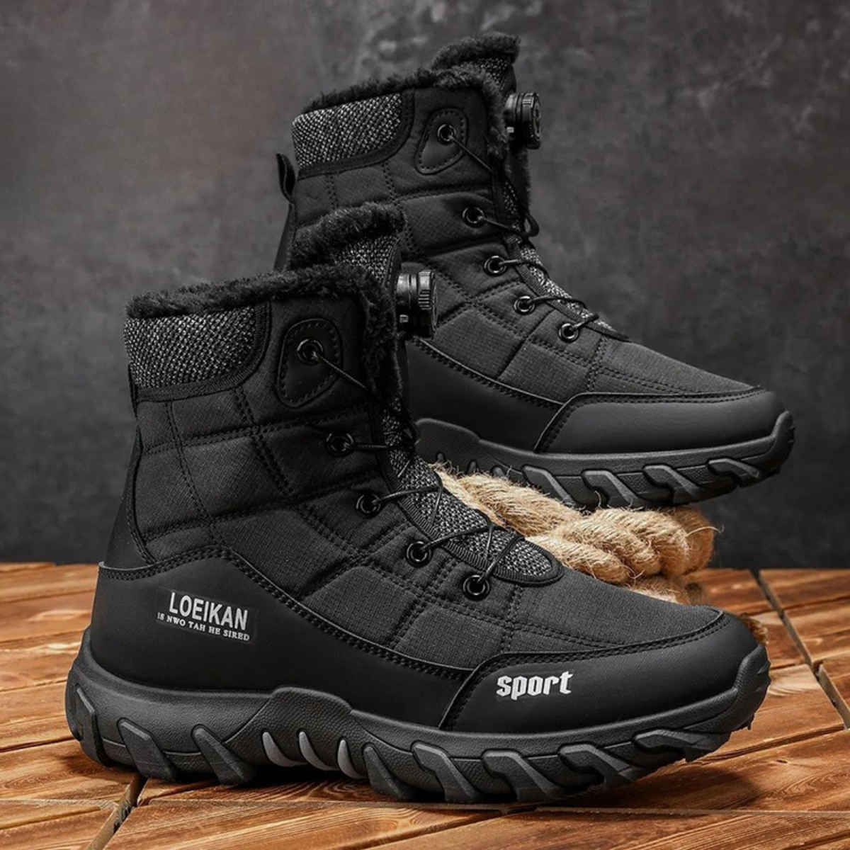 Warm Insulated Men's Winter Snow Boots