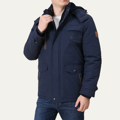 Thermal Men's Insulated Hooded Winter Coat Jacket