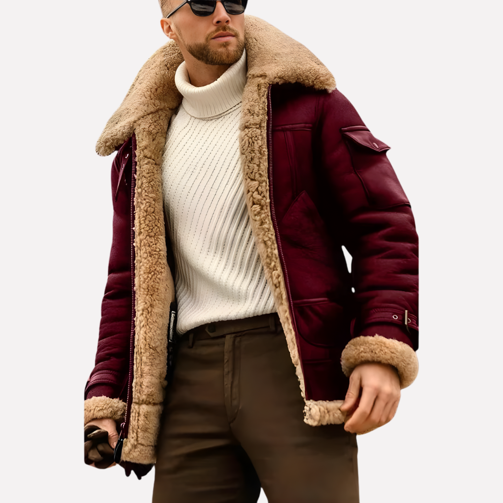 Classic Leather Flight Jacket
