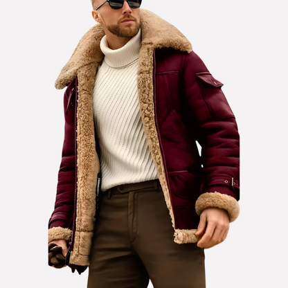 Classic Leather Flight Jacket