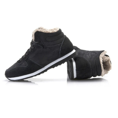 Comfortable Men's Insulated Fleece Ankle Boots