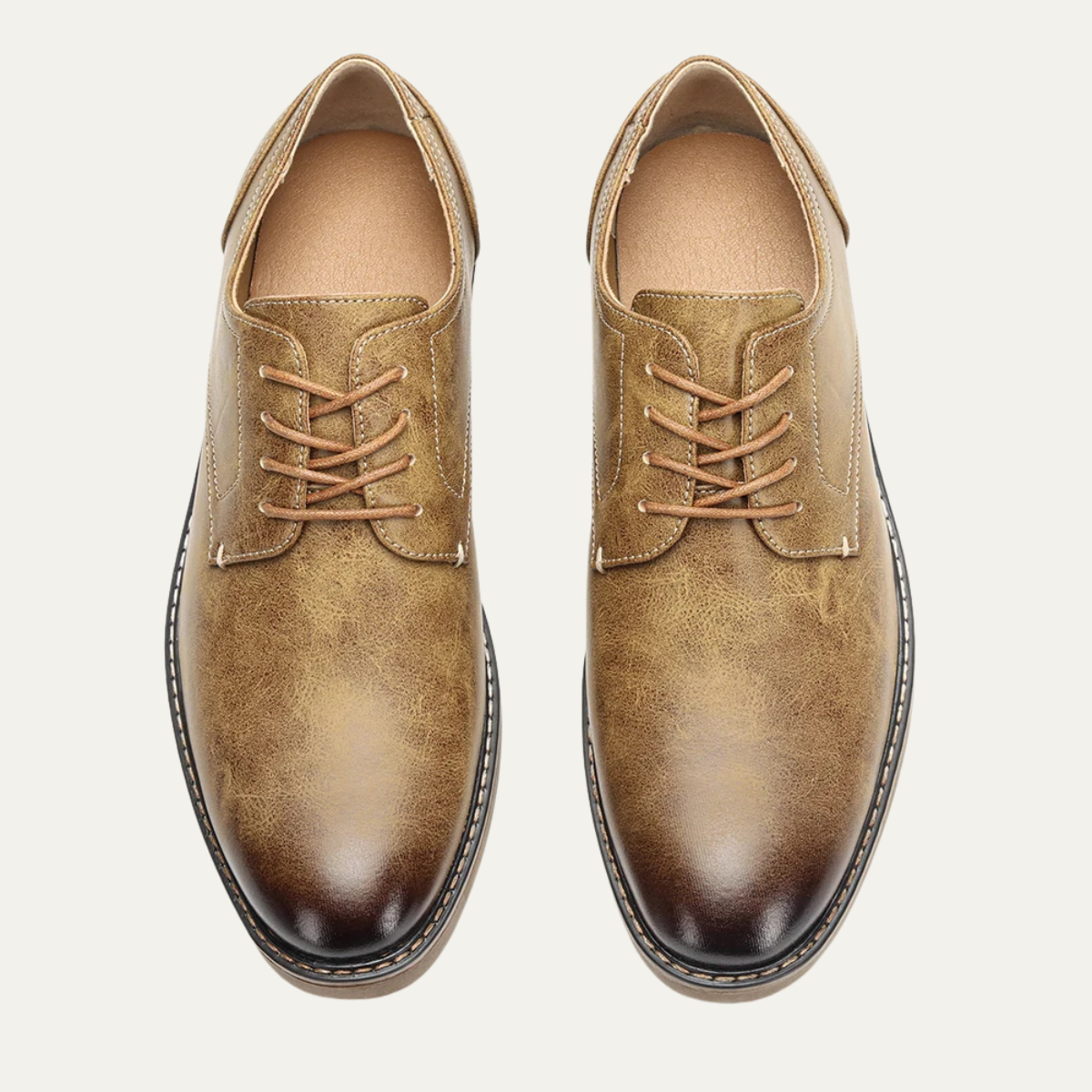 Classic Men's Leather Lace Up Dress Shoes
