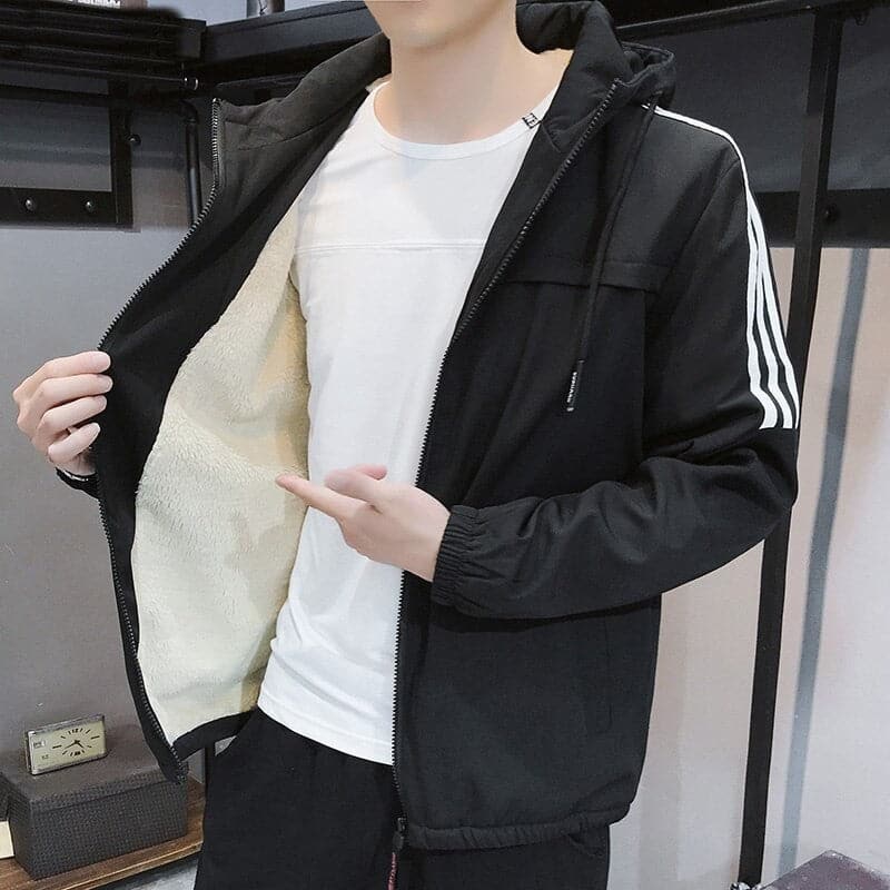 Waterproof Men's Windbreaker Jacket with Hood