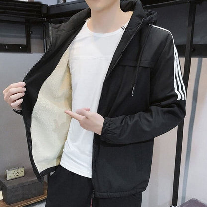 Waterproof Men's Windbreaker Jacket with Hood