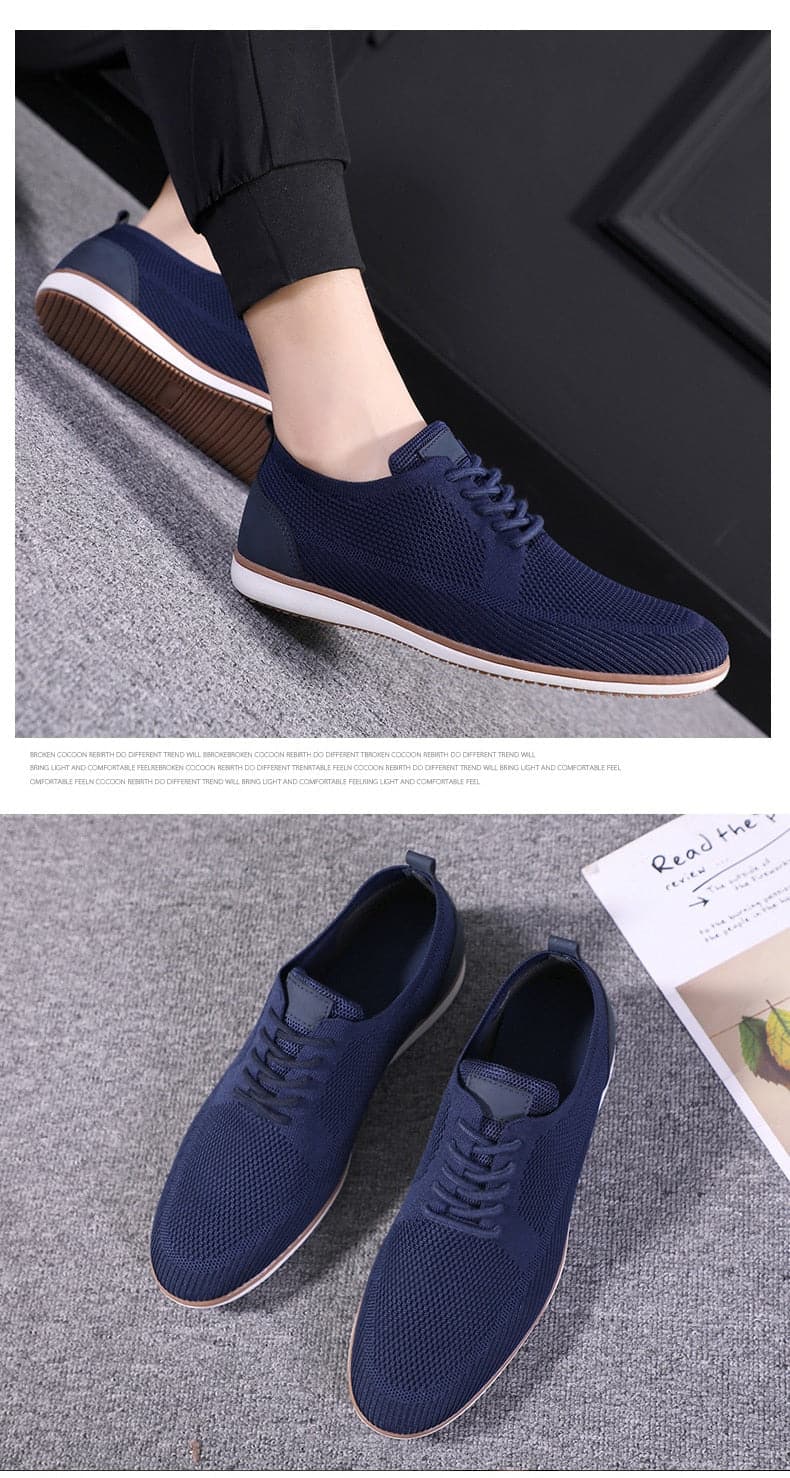 Men's Athletic Shoes - Airy Mesh Sneakers