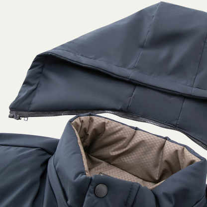 Men's Heavy Insulated Hooded Winter Puffer Coat