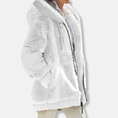 Cozy Oversized Fleece Hoodie Jacket
