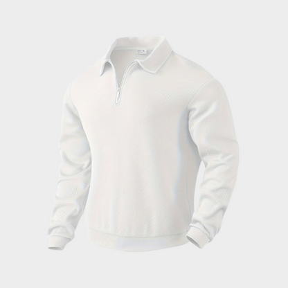 Classic Mens Quarter Zip Sweater