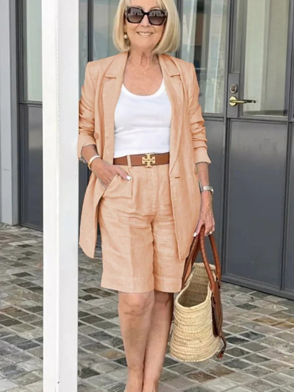 Chic Women's Linen Summer Outfit