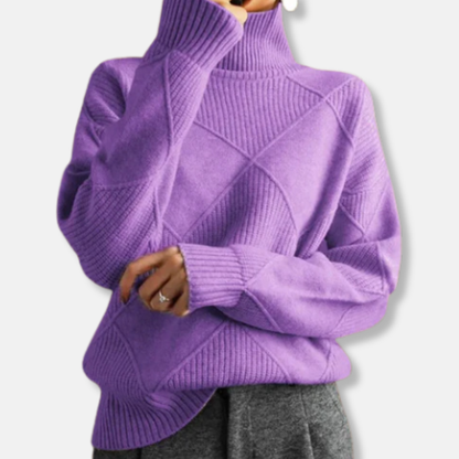 Casual Loose Fit Crew Neck Sweater