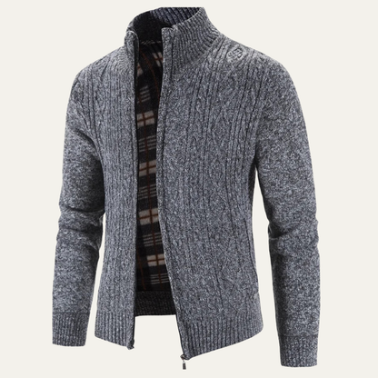 Cozy Men's Fleece Zipper Jacket