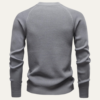Comfortable Men's Relaxed Fit Crew Neck Sweater