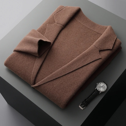 Relaxed Fit Men's Open Front Cardigan Sweater