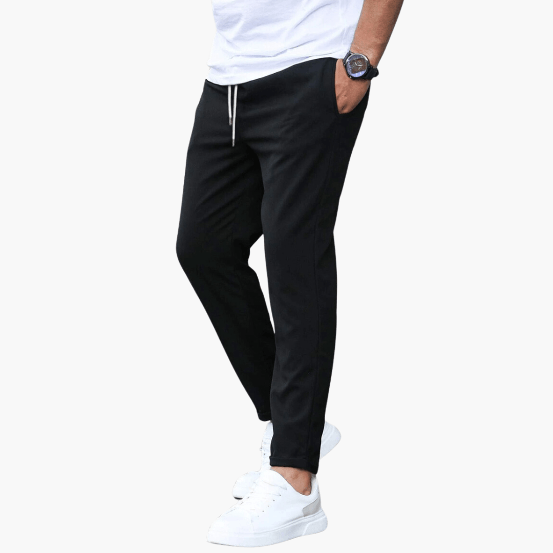 Men's Slim Fit Elastic Waist Pants