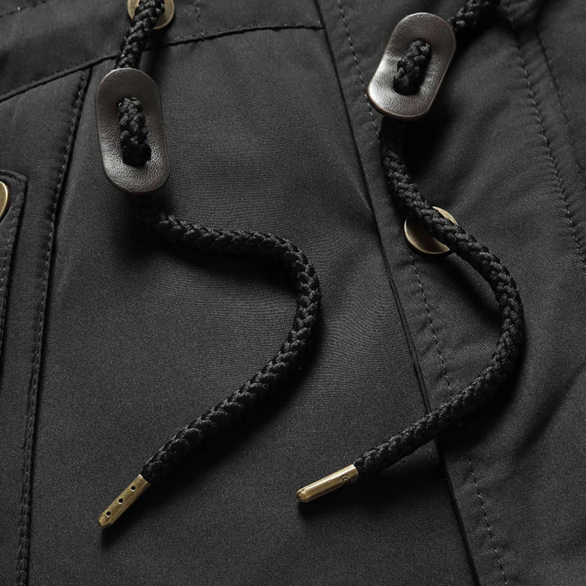 Thermal Men's Quilted Parka Jacket with Removable Hood