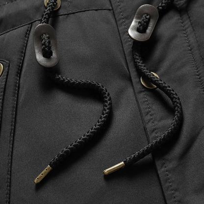 Thermal Men's Quilted Parka Jacket with Removable Hood