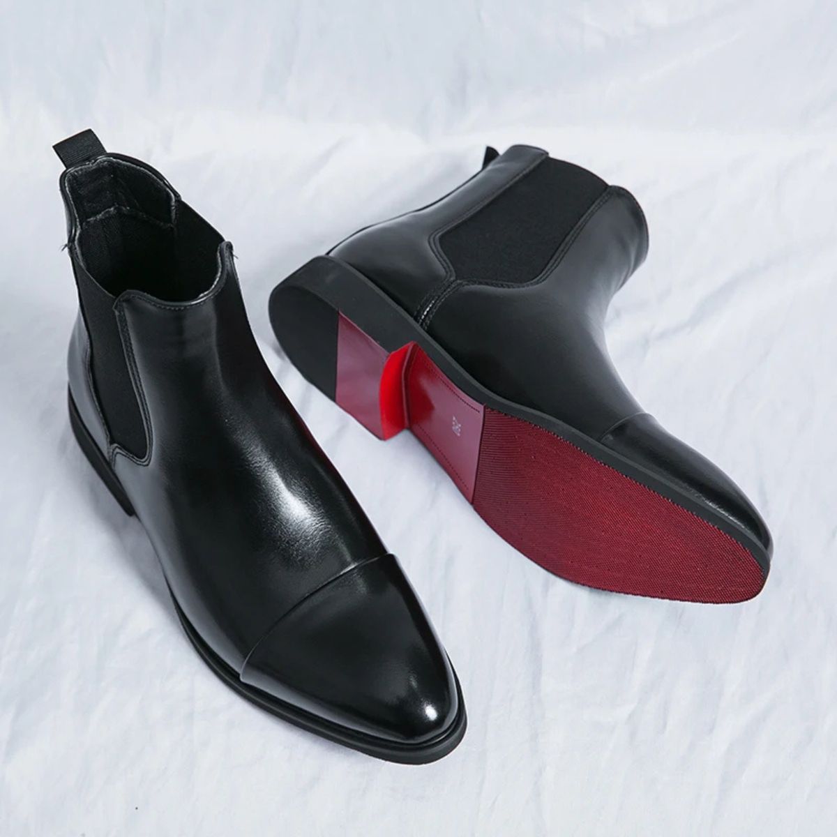 Classic Leather Mens Chelsea Ankle Boots