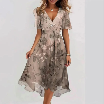 Bright Floral Midi Sundress