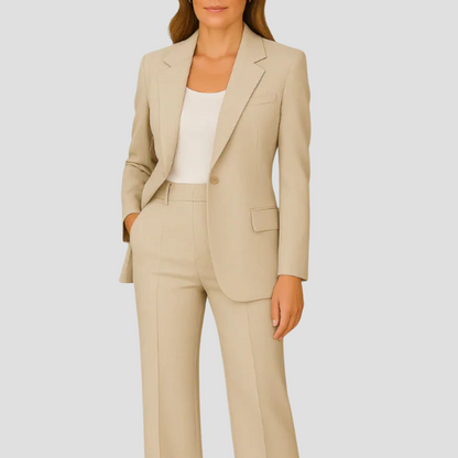 Classic Fit Women's Pantsuit Set