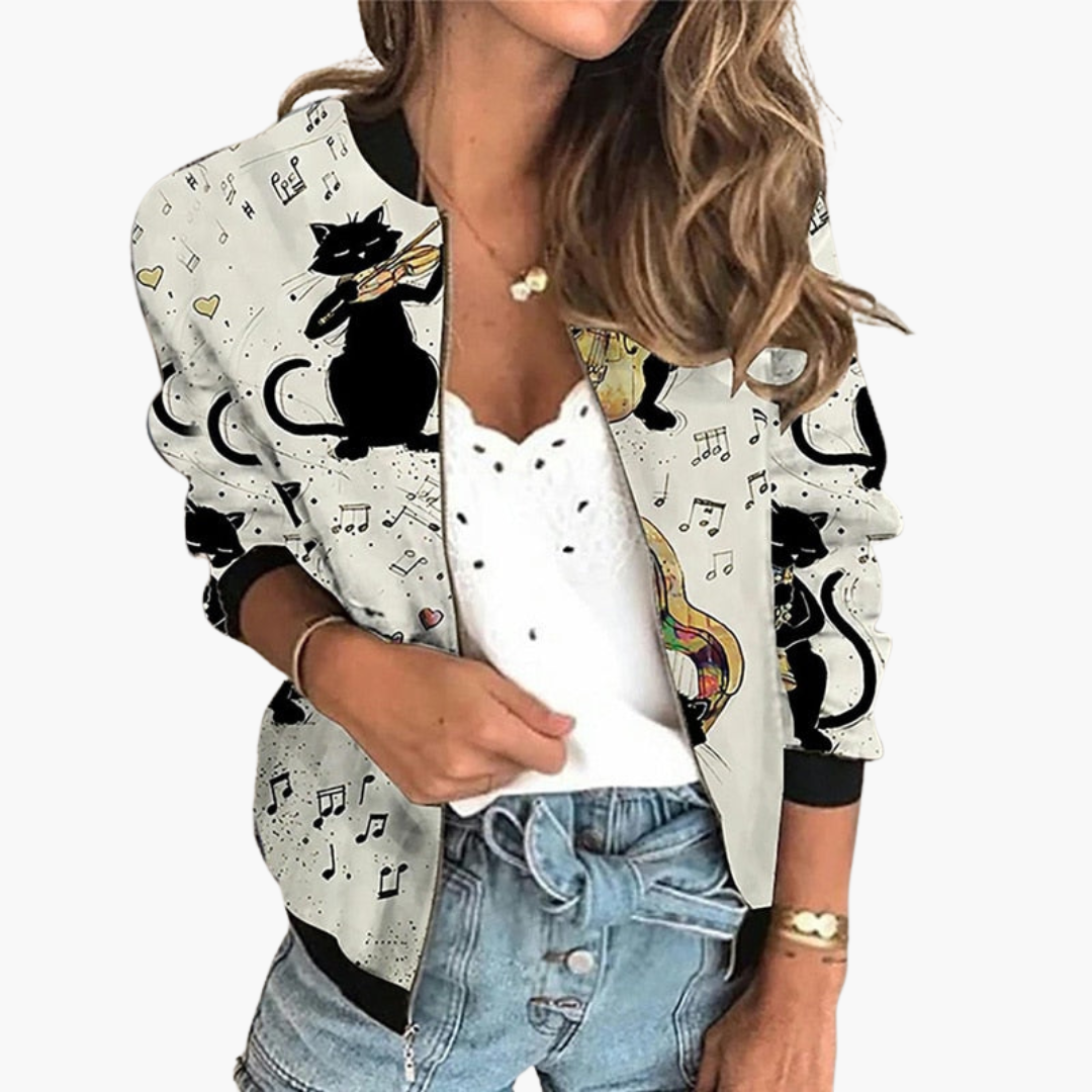 Women's Floral Jacket - Slim Fit & Fashionable