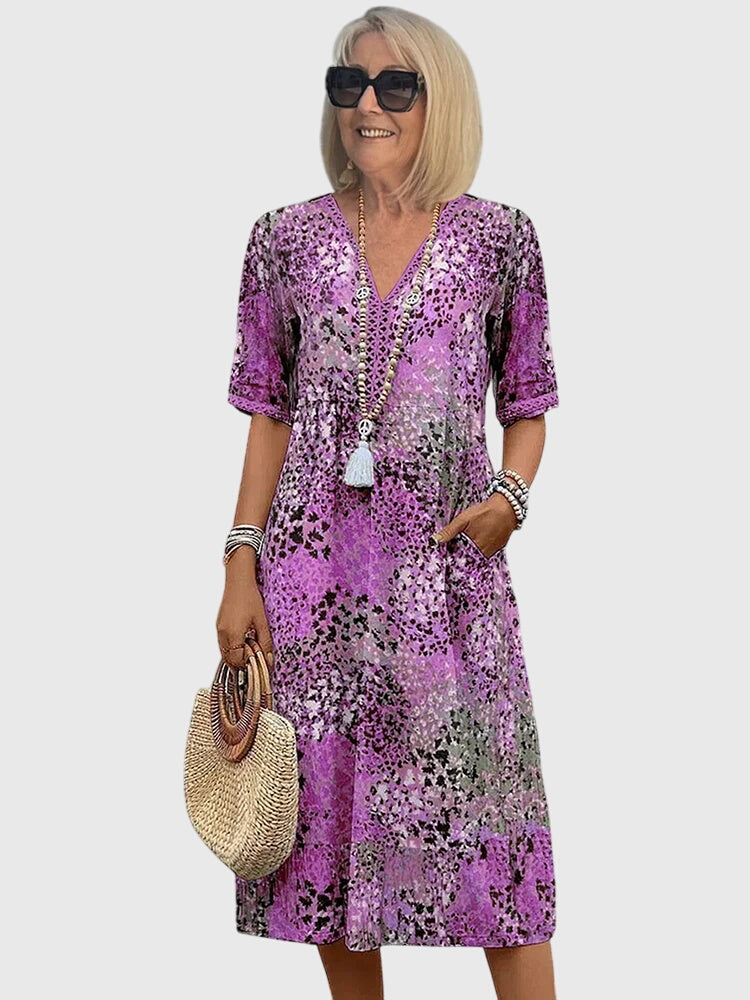 Elegant Party Midi Dress for Women