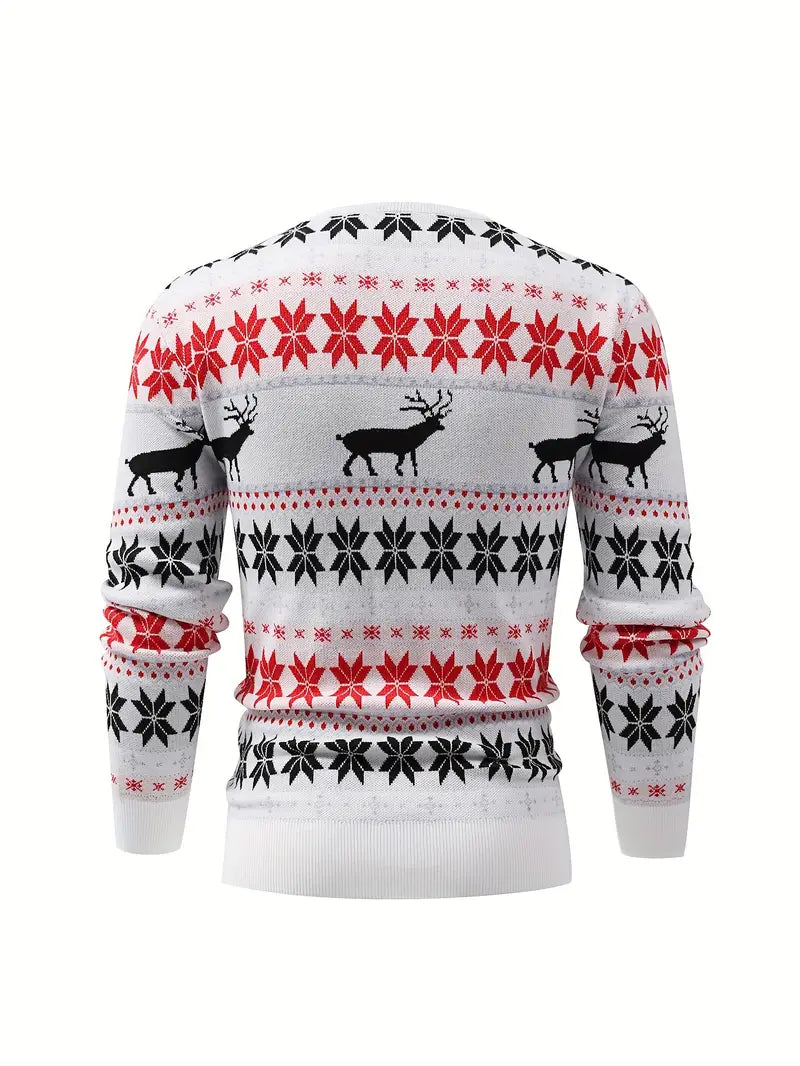 Cozy Holiday Crew Neck Sweater