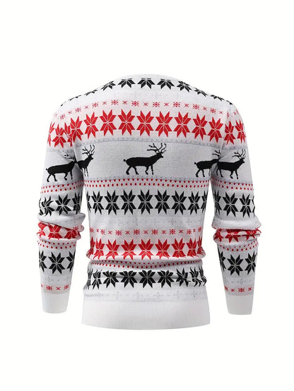 Cozy Holiday Crew Neck Sweater