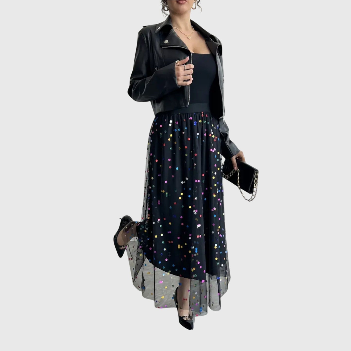 Women's Floral Midi Skirt