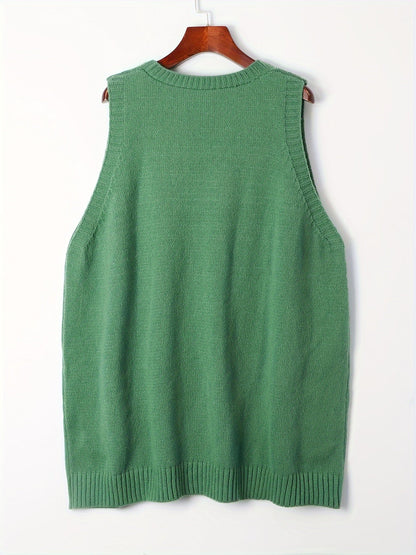 Relaxed Fit Open Front Vest