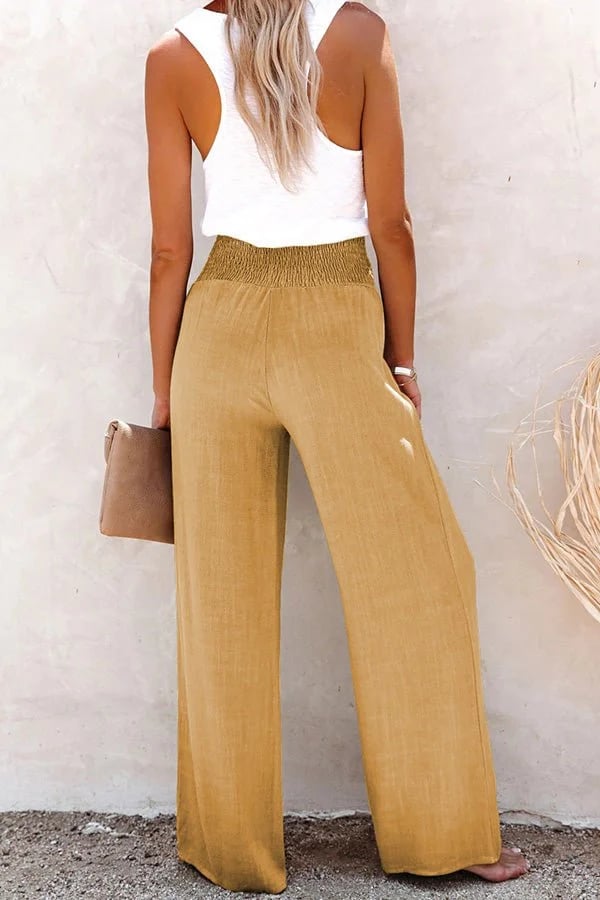 Women's Comfortable High Waisted Wide Leg Jeans