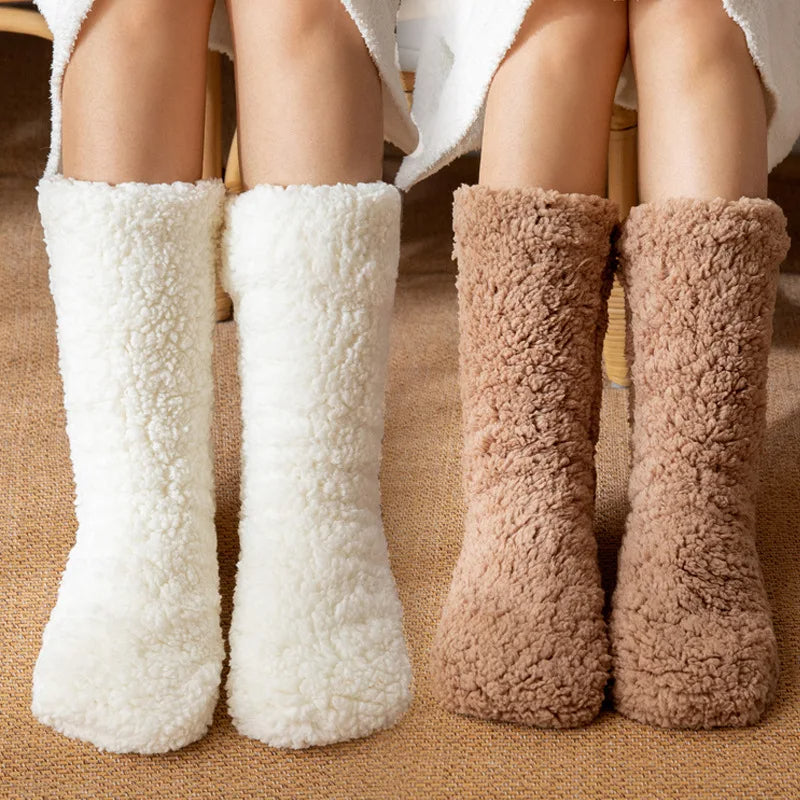 Cozy Fleece Slipper Socks