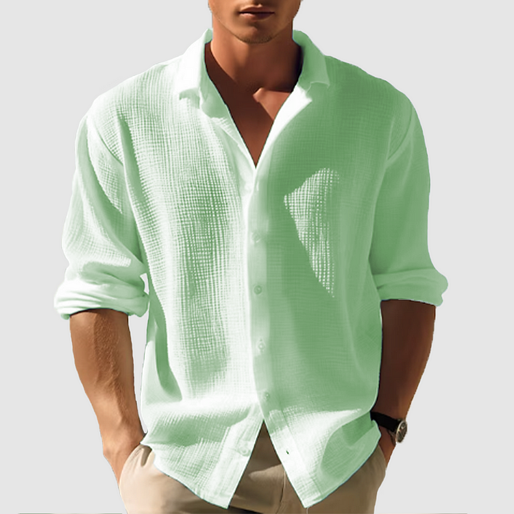 Men's Traditional Fit Button Down Dress Shirt